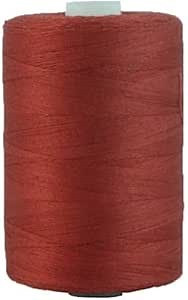 Threadart 100% Cotton Thread | for Quilting, Sewing, and Serging | 1000M Spools 50/3 Weight | Rust 770
