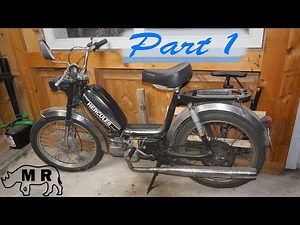 Restoration German Classic Moped Hercules M5 | Part 1 (First Start after 10 Years)