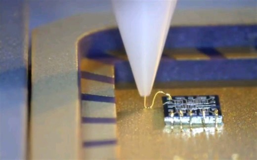 【电子封装】近距离欣赏芯片引线键合