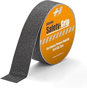 Heskins LLC Black Standard Anti Slip Grip Tape (Black Standard Anti Slip Grip Tape, 2" x 60ft)