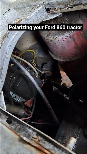 polarizing your generator #ford #fordtractor #farming #farmer #farmlife #country #fyp #shorts #reels