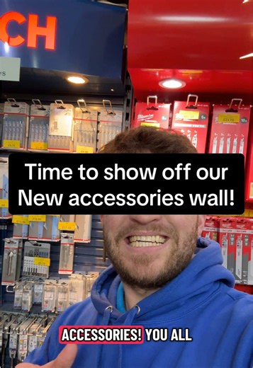 It’s time to show off our new range of accessories! #powertoolsuk #powertools #milwaukee #bosch #milwaukeetool
