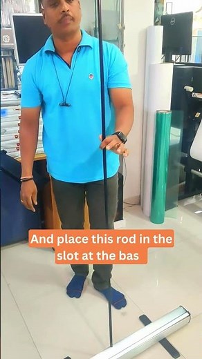 How to Set up a Roll-up Standee? 3 Simple Steps to Erect your Exhibition Banner Stand #exhibitions