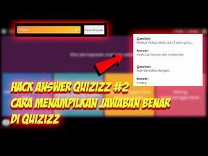 HACK QUiZiZZ #2 - CARA MENAMPiLKAN JAWABAN BENAR DI QUiZiZZ