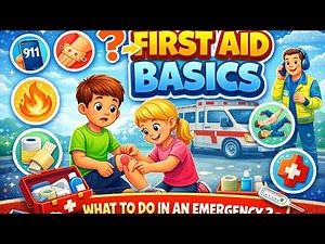 First Aid Basics for Kids | Simple Safety Tips and Emergency Help