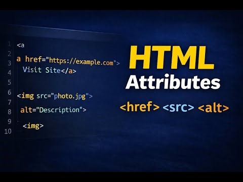 HTML Attributes Explained in Bengali | href, src, alt, style, title
