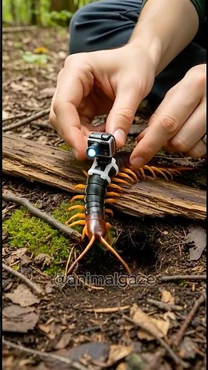 Real Centipede POV – Micro Camera Inside an Underground Colony