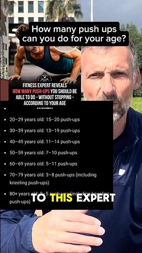 How many push ups can you do for your age?