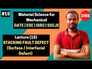 Material Science | Stacking Faults (Surface Defect) | By Aditya Thakur | GATE | ESE | ISRO | SSCJE