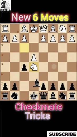 Checkmate in 6 Moves ♟️🔥 | Fast Chess Win | Deadly 6-Move Checkmate 😱