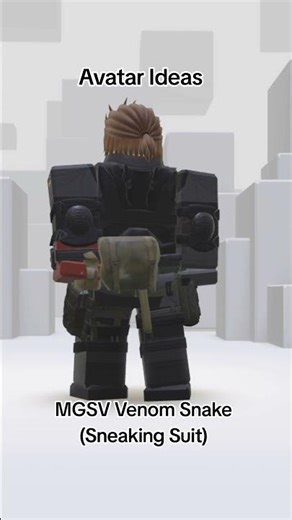 Roblox Avatar Ideas Venom Snake Sneaking suit Variant Metal Gear Solid V