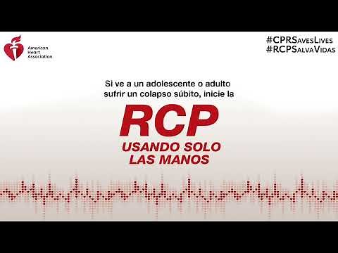 Video de RCP usando solo las manos: versión para entrenamiento.