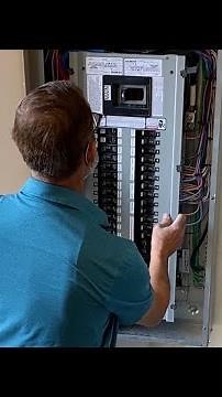 Siemens Electrical Panel Breaker Box cover replacement