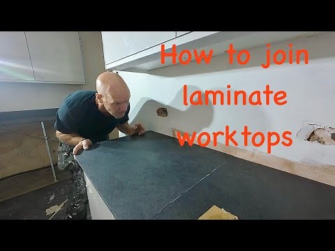 How to join laminate worktops