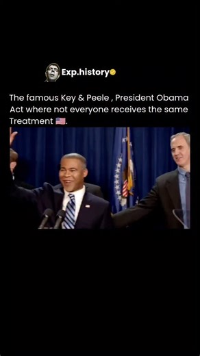 EXPH HISTORY on Instagram: "In Key & Peele’s after-the-speech Obama sketch, the joke isn’t about politics—it’s about performance. The moment the speech ends, the President steps away from the microphone and instantly sheds the carefully measured tone the public knows. What follows is a silent walk packed with meaning. Every handshake becomes a personality test. Every greeting reveals a different version of the same man. To some, he’s overly polite and respectful. To others, he’s casually cool, s