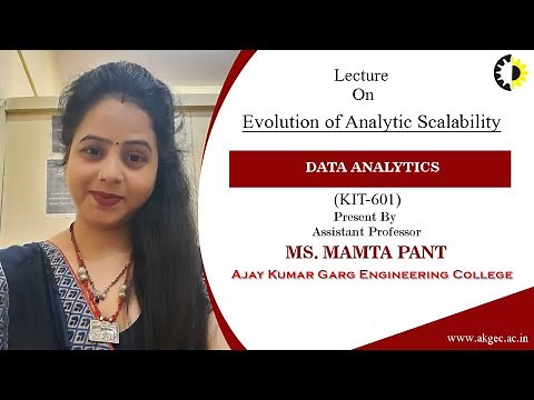 EVOLUTION OF ANALYTIC SCALABILITY || DATA ANALYTIC || LECTURE 02 BY MS MAMTA PANT || AKGEC