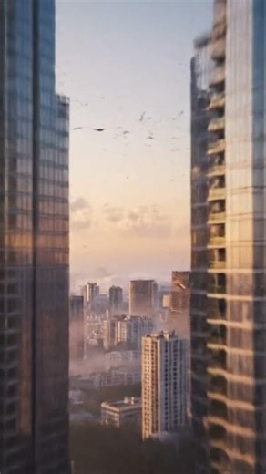 "High-Rise Building Rendered in Enscape – Cinematic 3D Animation"
