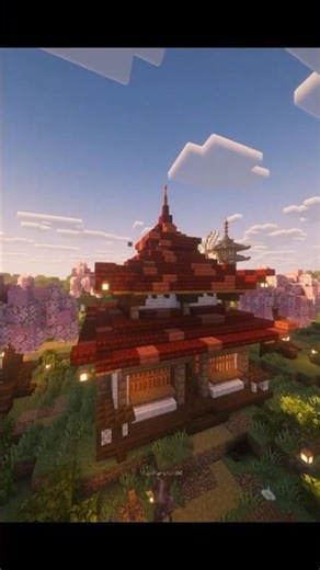 This Japanese Roof Trick Will Change Your Minecraft Builds… 🇯🇵 #shorts #japanesebuild #minecraft