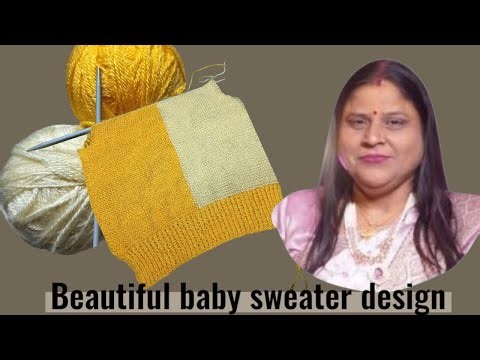 Very beautiful and easy sweater pattern for babies/ how to make sweater for newborn/ sweater design