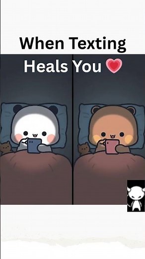 Long Distance But Close Hearts🐼🐻❤️ #shorts #bubududu #cutecouple