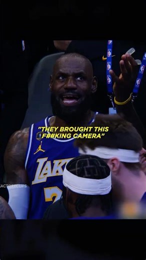 They only use THIS CAMERA for LeBron 😭