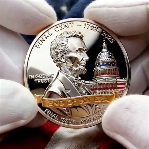 🏆New Year 50% OFF-THE FINAL CENT 1793–2025 · END OF AN ERA Coin