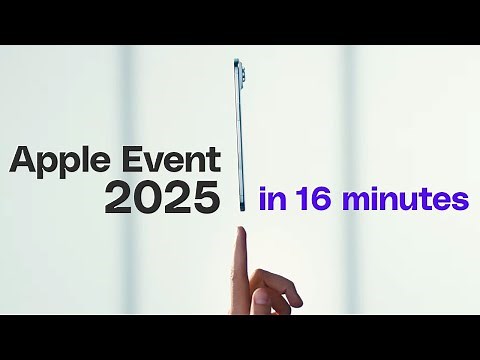 iPhone 17 event in 16 minutes