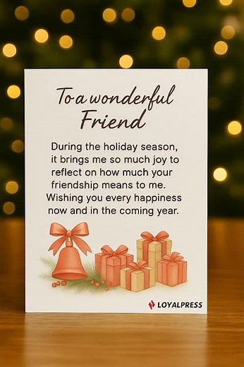 Christmas Friendship Card | Heartfelt Holiday Greeting #shorts
