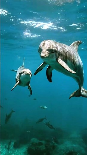 Plongez dans l'Harmonie Sous-Marine: Musique Relaxante avec Dauphins et Poissons Tropicaux 🌊🎶