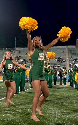 It's always lit with SLU Cheer and Lionettes at Strawberry Stadium, Lion Up! | Hammond America Media