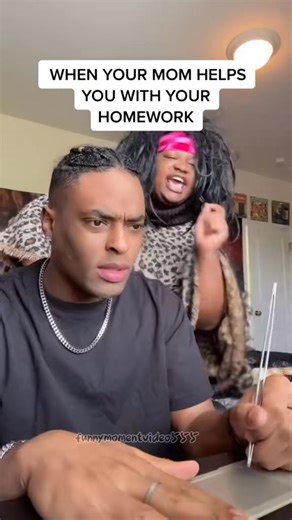 When you doing math homework with your parents #fyp #foryou #funnymoments #math#homework | Funny Moment Times | Facebook