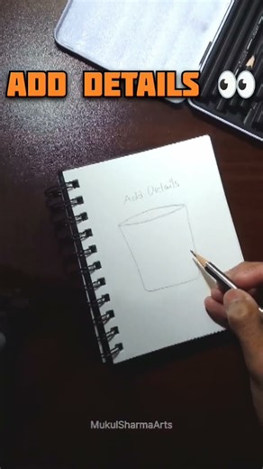 How to Draw Realistic Glass 🔥 (Wait for Transition)