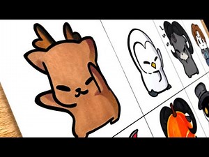 Drawing Baby Entity Normal Vs Halloween ROBLOX ( 99 Night in the Forest ) Animation Draw
