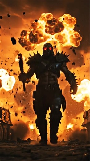 Prompt: 9:16. The warlord raises his burning torch and sprints toward...