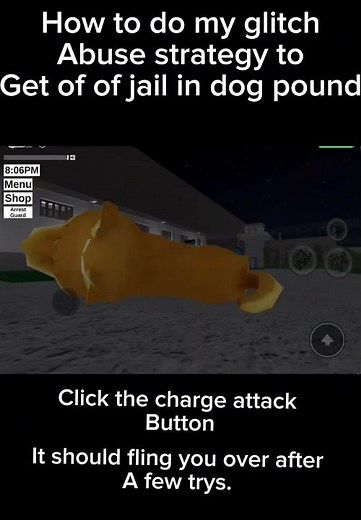 Dog pound fling tutorial #butifyoucloseyoureyes #roblox #dogpound #fling #glitch