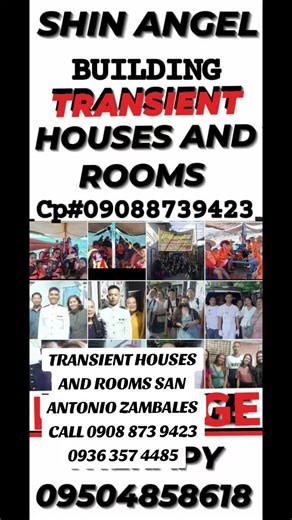 ‼️HURRY‼️ ‼️BOOK NOW‼️ TRANSIENT HOUSES AND ROOMS SAN ANTONIO ZAMBALES ‼️7MINS DRIVE TO NAVAL BASE NETDC PNOCS 🚗🚙 ‼️12MINS DRIVE TO PMMA 🚗🛶🏊🏄🚣 ‼️3kilometers to pundaquit beach 🚗🏊🚤🛶🏄🚣 ‼️2Kilometers to San Miguel beach 🚶🚶🚶🍅🍗🥦 ‼️3mins walk sa market ‼️4mins walk to Jollibee ‼️ ‼️Exact Location #13 NATIONAL HIGHWAY PUROK5 BARANGAY LUNA SAN ANTONIO ZAMBALES PHILIPPINES CALL TEXT ☎️ 0936 357 4485 ☎️0908 873 9423 GOOGLE MAP 👉SHIN ANGEL BUILDING TRANSIENT HOUSE AND ROOMS SAN ANTONIO 