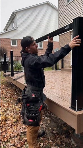Deck Railing Installation