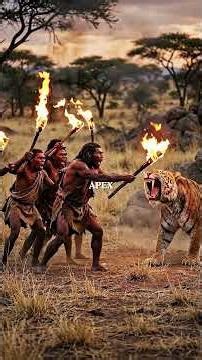 Homo Erectus vs. Apex Predators: How Did They Survive? 🌍 #history #evolution
