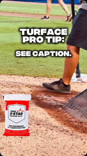 Pro Tip: When repairing your pitcher’s mound with Turface 5-Star, don’t forget to spray water in thin layers as you build. Why? Moisture helps bond the clay particles together for maximum compaction and lasting stability. Solid footing starts with smart prep 👊🏼 #turface #dirtgottaloveit #groundscrew | Turface Athletics