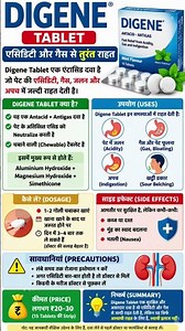 #Digene Tablet Dosage and Side Effects
