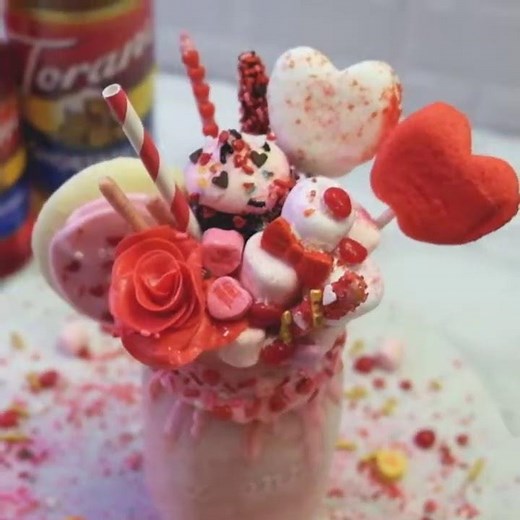 Extreme Strawberry Cookie Milkshake