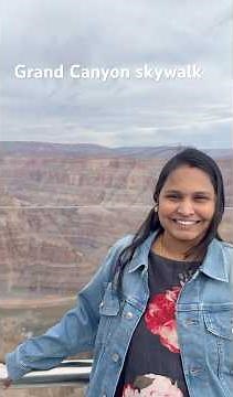 Walking on GLASS over the Grand Canyon 😱 4,000 feet above the Colorado River at the Grand Canyon