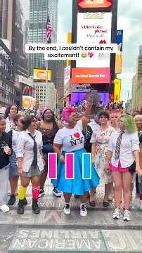 FLASH MOB Sings Exercise w/ Vocal Coach In TIMES SQUARE!!😍🎶🗽