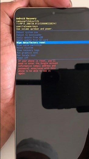 How To Hard Reset Samsung S21 Plus | Factory Reset Samsung S21 Plus |