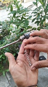 1.1M views · 6.4K reactions | Make your own spring manually from stainless steel wire. #greatidea #handmade #Stainlesssteel #weldercreatine #weldingtools #Brilliantidea #perfectools #widereach | Dik Max | Facebook