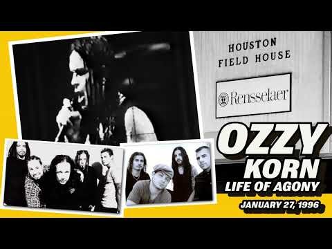 31: Ozzy Osbourne, Korn, Life of Agony - RPI Field House 1996