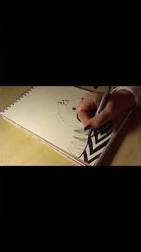 Patterned Peacock Zentangle