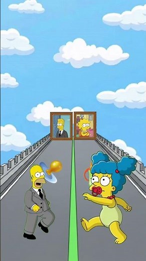 Child Marge Simpsons X Homer The Sampsons