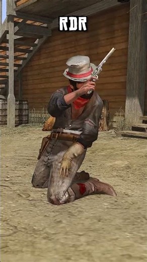 RDR1 vs RDR2 – NPC Behavior Differences 👀🔥 | Red Dead Redemption Comparison | #shorts #rdr2