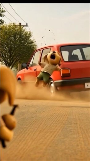 A Poor Dog’s Painful Accident, #poorpuppy #shorts #ai #accident